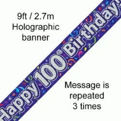 100th Birthday Banner-0