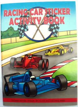 Racing Car Sticker Activity Book-0