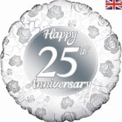 18" Happy 25th Anniversary-0