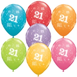 21st Birthday Latex Balloon-0