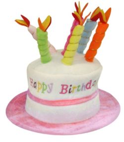 Pink Birthday Cake hat -0