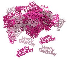 Pink Shimmer Happy Birthday Confetti-0
