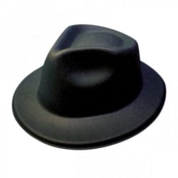 Gangster Black Rubber hat-0