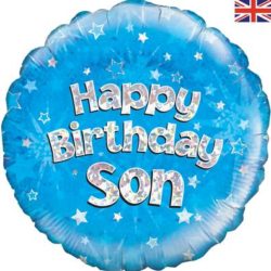 Happy Birthday Son Foil Balloon-0
