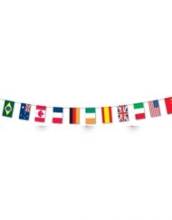 Happy 40th Ruby Wedding Anniversary Polyester Bunting 5m with 12 Flags