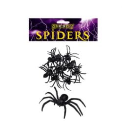 8 Plastic spiders-0