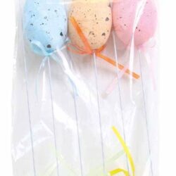 6PK EGG PICKS DECORATIONS