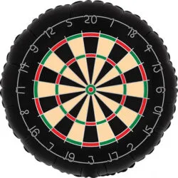 18" Dartboard Foil Balloons